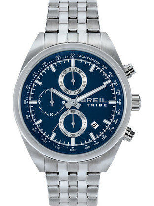 Breil Sky Volt Ανδρικό Ρολόι Χρονογράφος με Ασημί Μεταλλικό Μπρασελέ EW0775
