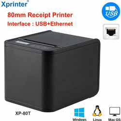Xprinter XP-80T Θερμικός Εκτυπωτής Αποδείξεων LAN / USB