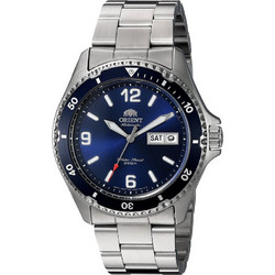Orient Mako II Ανδρικό Ρολόι με Ασημί Μεταλλικό Μπρασελέ TAA02002D9
