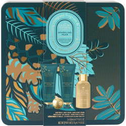 Grace Cole Relax & Unwind Sparkling Pear Shower Gel 50ml + Body Cream 50ml + Hand Cream 50ml + Bath Salts