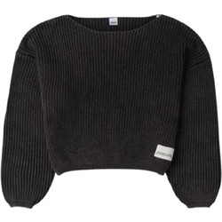 iDo Παιδικό Crop Top Μακρυμάνικο Μαύρο 4F485-0658