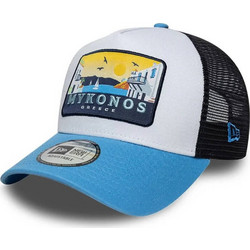 New Era Ανδρικό Καπέλο Jockey με Δίχτυ Snapback Υφασμάτινο Λευκό 60856283