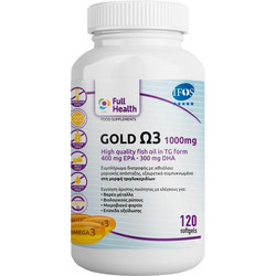 Full Health Gold Ω3 Ιχθυέλαιο 1000mg 30 Μαλακές Κάψουλες