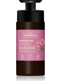 Green Pharmacy Damask Rose & Shea Butter Αφρόλουτρο σε Gel 739ml