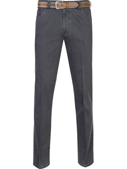 Meyer Dublin Ανδρικό Παντελόνι Chino Κανονική Εφαρμογή Ανθρακί 2-3508