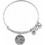 Alex and Ani Γυναικείο Βραχιόλι Βέργα με Ματάκι Ασημί A09EB211RS