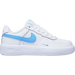 Nike Air Force 1 Παιδικά Sneakers Λευκά Γαλάζια IO7401-104