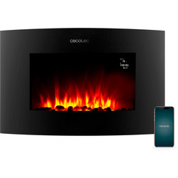 Cecotec Ready Warm 3590 Curved Flames Connected CEC-117776 Ηλεκτρικό Τζάκι Τοίχου 2000W Μ90xΥ56xΒ15cm