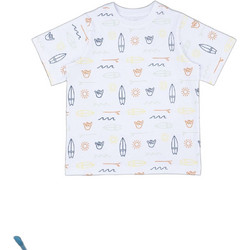 Prenatal Παιδικό T-Shirt Κοντομάνικο Λευκό Royal Blue Κόκκινο 1574938