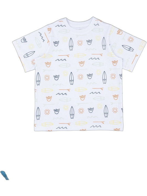 Prenatal Παιδικό T-Shirt Κοντομάνικο Λευκό Royal Blue Κόκκινο 1574938