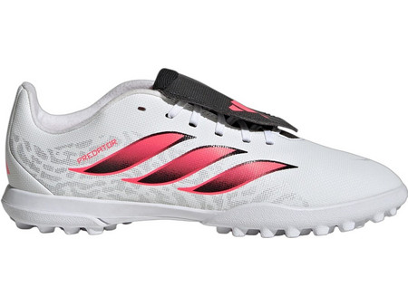 Adidas Predator Club TF KJ6741 Παιδικά Ποδοσφαιρικά Παπούτσια με Σχάρα Λευκά
