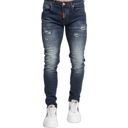 Tresor Oregon Ανδρικό Τζιν Παντελόνι Slim Εφαρμογή Navy Μπλε 6219
