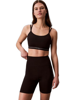 Calvin Klein Αθλητικό Μπουστάκι με Μέτρια Στήριξη & Αφαιρούμενη Ενίσχυση Μαύρο LVGWS6K345-UB1