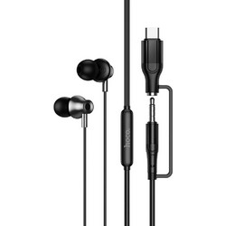 Hoco M119A Handsfree In-Ear 3.5mm & Type-C Black