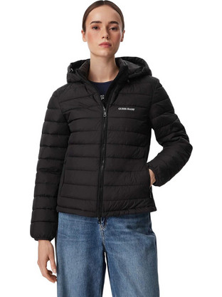 Guess Γυναικείο Μπουφάν Χειμωνιάτικο Puffer Μακρύ Μαύρο W6YL09W2799-JBLK