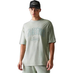New Era NBA LA Lakers Oversized Ανδρικό Αθλητικό T-Shirt Πράσινο Mint 60771524
