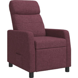 vidaXL Πολυθρόνα Relax Ανακλινόμενη Μωβ 42035056
