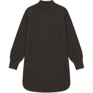 Only Olivia Mini Καθημερινό Φόρεμα Πλεκτό Σοκολατί 15380549