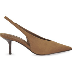 Corina Γόβες Suede Slingback με Τακούνι Στιλέτο Ταμπά M6716