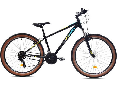 Capriolo Oxygen Mountain Bike 27.5" με 21 Ταχύτητες Μαύρο Τιρκουάζ