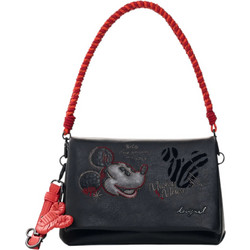 Desigual Mickey Γυναικεία Τσάντα Χειρός από Δερματίνη Μαύρη 26WAXP982000U