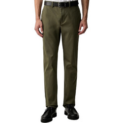 Calvin Klein Ανδρικό Παντελόνι Chino Ελαστικό Slim Εφαρμογή Χακί LV140EM633-VFB