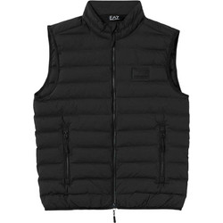 EA7 Αμάνικο Ανδρικό Μπουφάν Puffer Μαύρο 7M002381AF15953UC001