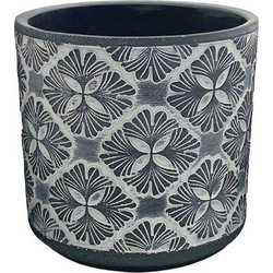 MarHome Κασπώ Τσιμεντένιο Γκρι Λευκό 15x14.5cm 06-20071