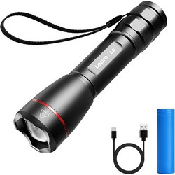 Lepro 120024 Επαναφορτιζόμενος Φακός Led IPX4 1000lm