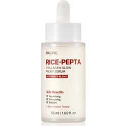 Nacific Rice & Pepta Collagen Glow Milky Ενυδατικό Serum Προσώπου για Λάμψη με Κολλαγόνο 50ml