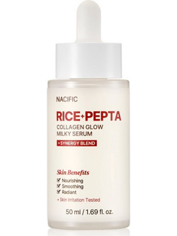 Nacific Rice & Pepta Collagen Glow Milky Ενυδατικό Serum Προσώπου για Λάμψη με Κολλαγόνο 50ml