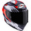 Suomy Track-1 Framework White Red Κράνος Μηχανής Full Face 1350gr