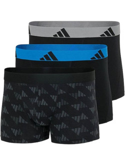 Adidas Active Flex Ανδρικά Μποξεράκια Σετ 3Pack Μαύρα 4AM002-918