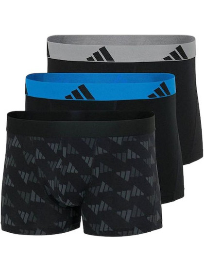 Adidas Active Flex Ανδρικά Μποξεράκια Σετ 3Pack Μαύρα 4AM002-918