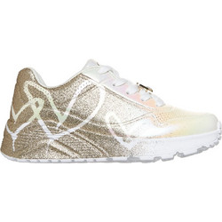 Skechers Uno Lite Παιδικά Sneakers Λευκά Χρυσά 310814L-WGD