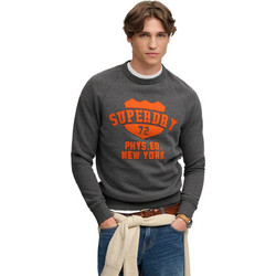 Superdry Ανδρικό Αθλητικό Φούτερ Ανθρακί M2014553A-K7W