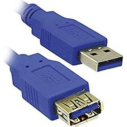 MediaRange MRCS151 Καλώδιο USB-A Male 3.0 to USB-A Female 1.8m Blue