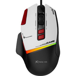 Xtrike-me GM-325 Ενσύρματο Gaming Ποντίκι RGB 7200 DPI Black White