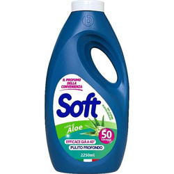Soft Aloe Vera Υγρό Απορρυπαντικό Πλυντηρίου 50 Μεζούρες 2.25lt