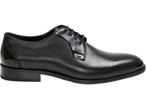 Boss Shoes Ανδρικά Σκαρπίνια Derby Δερμάτινα Μαύρα D7733