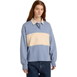 Timberland Γυναικεία Μπλούζα Polo Μακρυμάνικη Γαλάζια TB0A43RQB88L