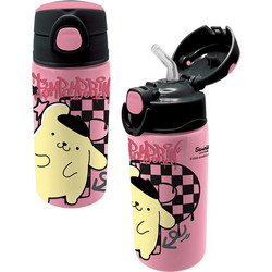 Graffiti Pompompurin Παιδικό Παγούρι Θερμός Ανοξείδωτο Ροζ 450ml