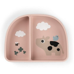 Done by Deer Μπολ Σιλικόνης με Χωρίσματα Tiny Farm Powder BR90016