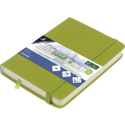Kangaro Lime Green Sketchbook A6 140gr/m² 160 Κρεμ Φύλλα