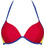 Marko Aitana Bikini Top Τριγωνάκι Κόκκινο Μπλε M-813