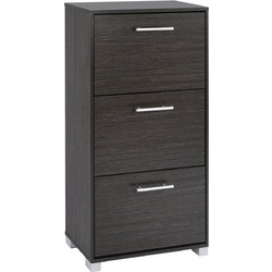 B2BMarkt Παπουτσοθήκη Ξύλινη Davina Zebrano M62xΠ24xΥ110cm 0506970
