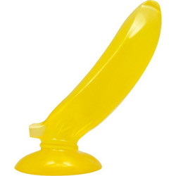 Baile Banana Dildo με Βεντούζα 17cm Κίτρινο