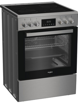 Whirlpool W6V8LCSX Κουζίνα Ηλεκτρική 72lt με Κεραμικές Εστίες 60cm