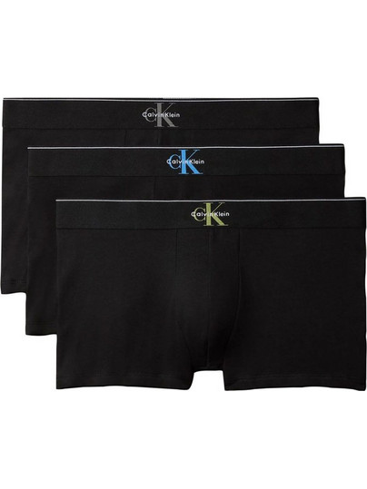 Calvin Klein Ανδρικά Μποξεράκια Σετ 3Pack Μαύρα LV00NB4472-GUV