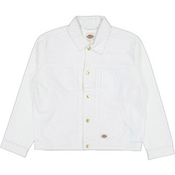 Dickies Αθλητικό Ανδρικό Μπουφάν Τζιν Λευκό DK0A87O90WH